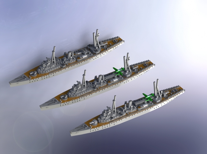 IJN Minelayers II 1/1800 3d printed 