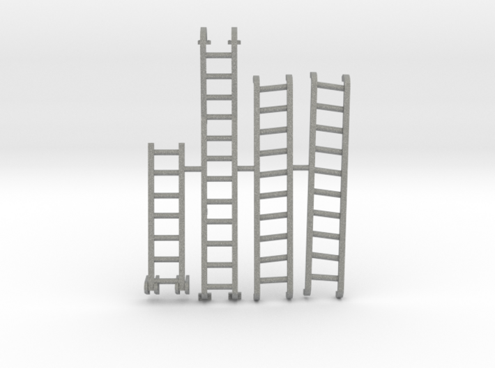 1/100 IJN Yamato Ladders for 46cm Type94 turret 3d printed