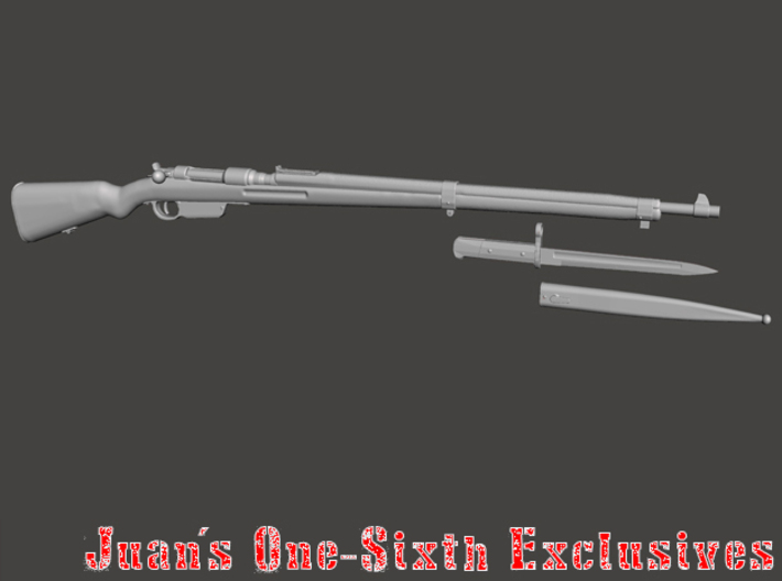 Bulgarian Army Mannlicher M95 Rifle 3d printed