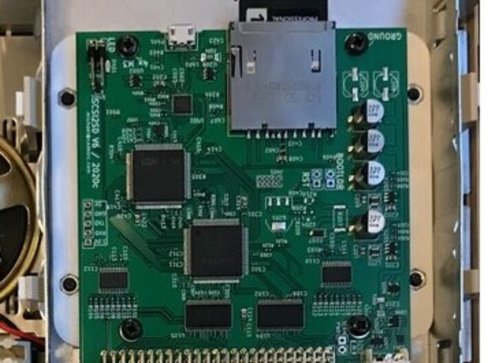 SCSI2SD v6 sled 3d printed