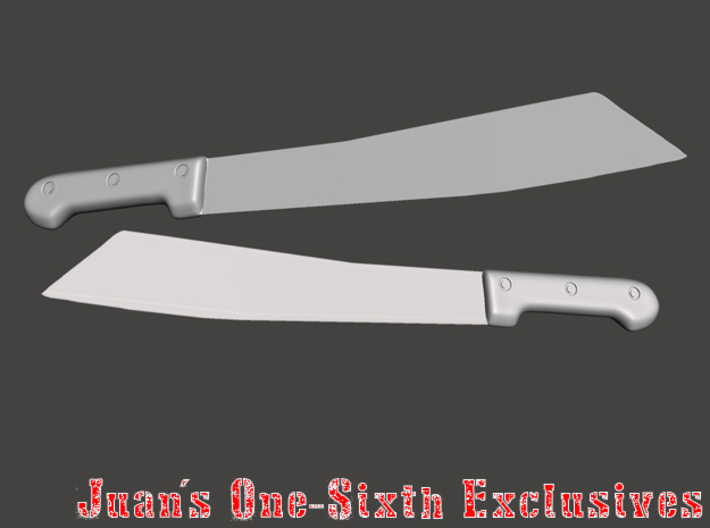 French Colonial Machettes 3d printed