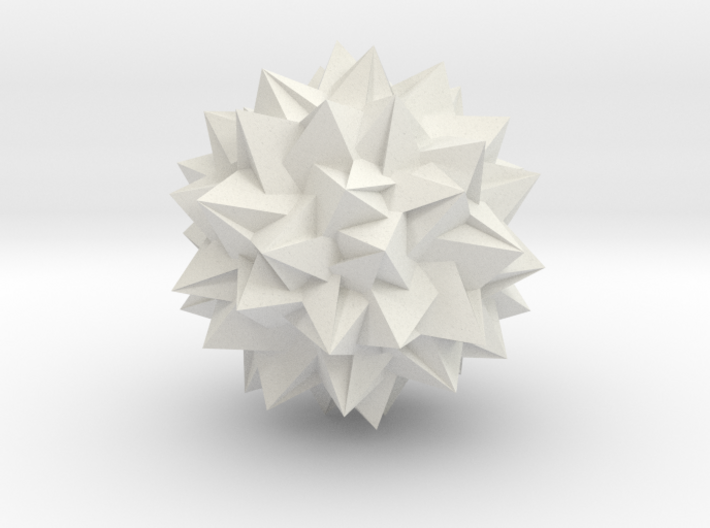 04. Great Inverted Snub Icosidodecahedron - 1 In 3d printed