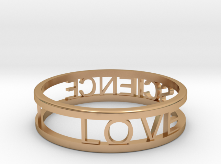 I love science ring 3d printed