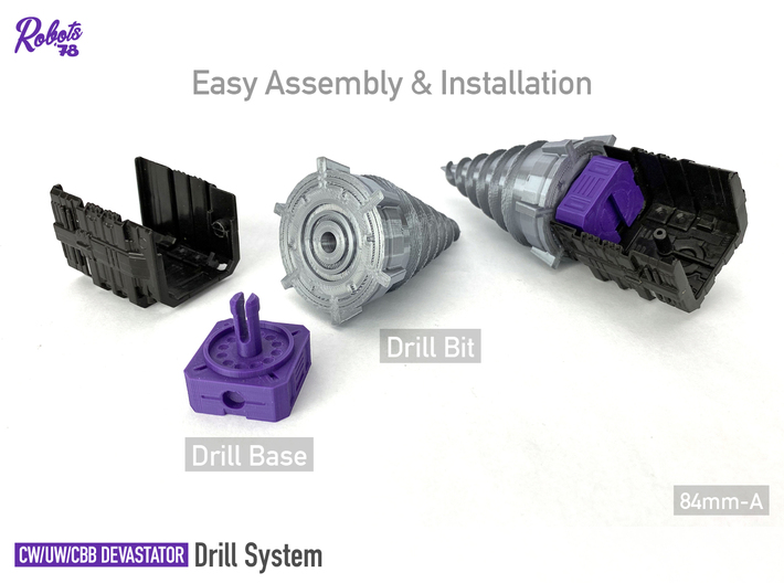 Hand-Held CBB x2 [Devastator Drill System] 3d printed 
