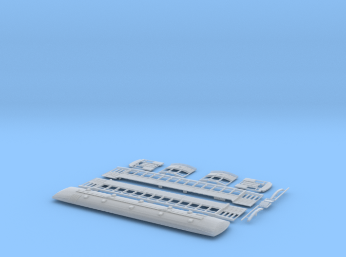 O Scale MB3CL Brill Streetcar 3d printed