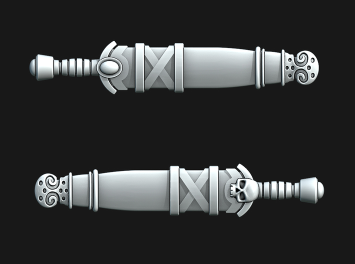 Greek Swords in Scabbard (Short Version) 3d printed