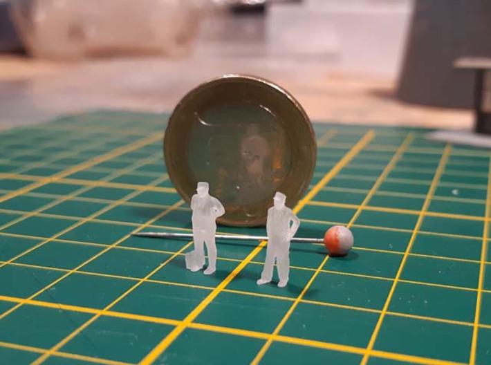 N NS personeel 12 figuren - set 1 3d printed 2 ongeschilderde figuren