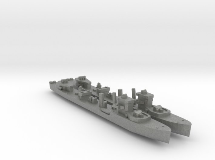 2pk sprue HMS Vega V-class destroyer 1:900 WW2 3d printed