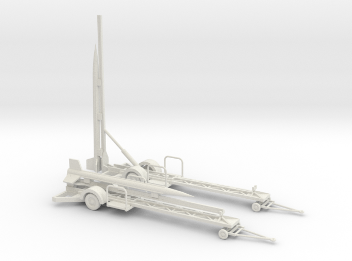 1/72 Scale Aerobee Launcher Transporter 3d printed