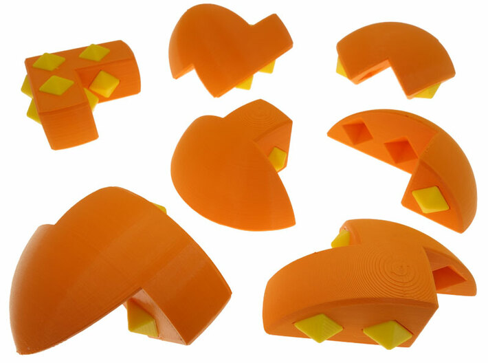 Orange Soma 3d printed 