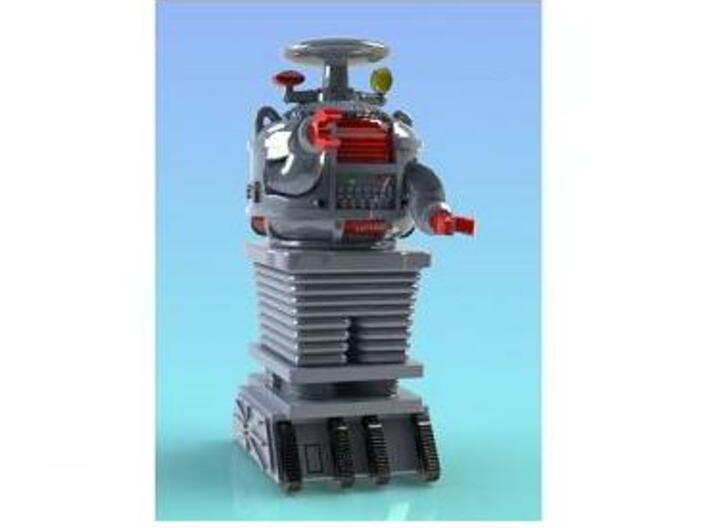 X97-B9-D5  2 INCH TALL 1:35th Scale Robot 3d printed 
