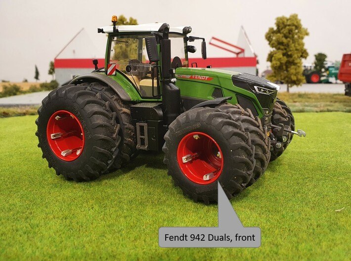 Wiking Fendt 942 Dual wheels, Front 3d printed 