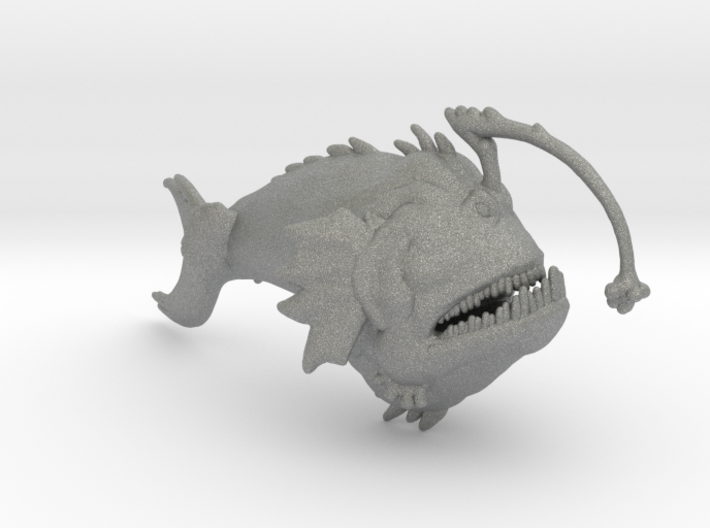 Monstrous Anglerfish miniature model fantasy games 3d printed