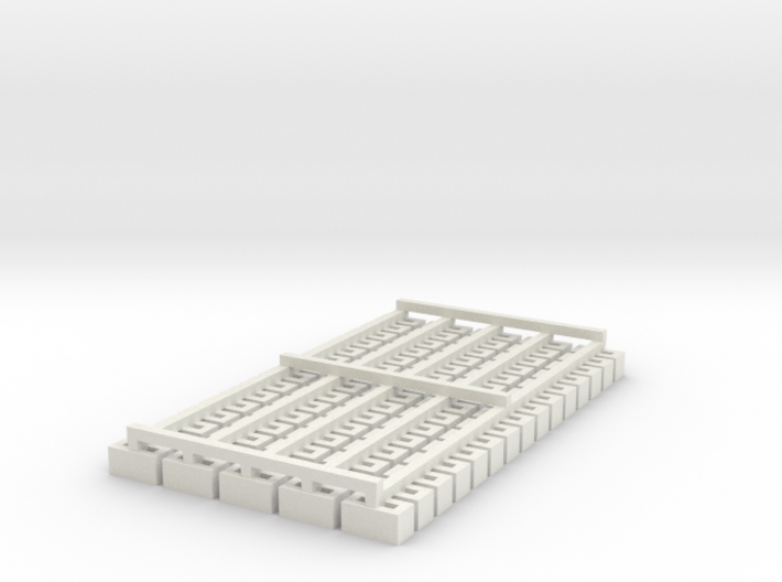 Cinder Block Loose 75 Pack 1-87 HO Scale 3d printed