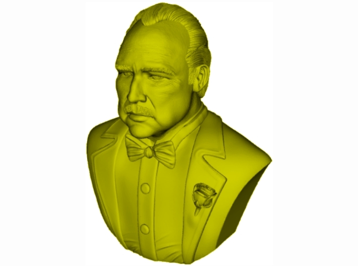 1/9 scale 'Godfather' Don Vito Corelone bust 3d printed