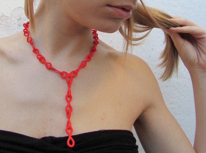 Infinit necklace 3d printed 