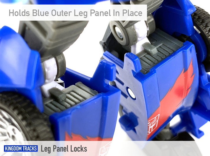 Kingdom Tracks Leg Panel Locks 3d printed 