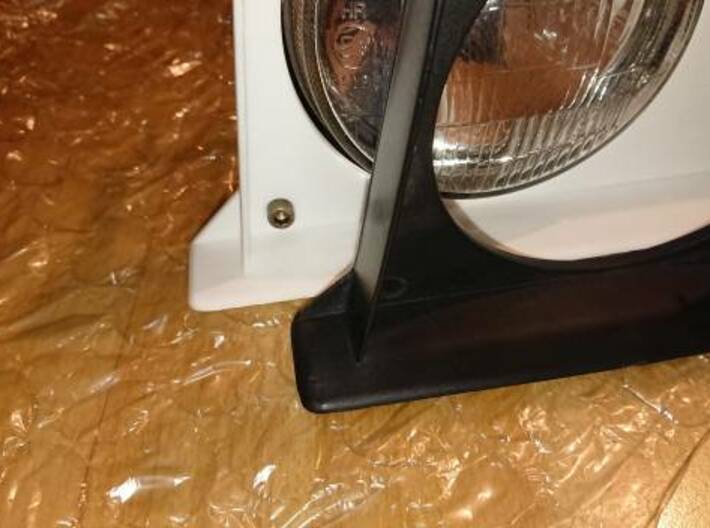 Lancia Delta headlamp frame Inte Left (S) - 3s 3d printed First Sample part