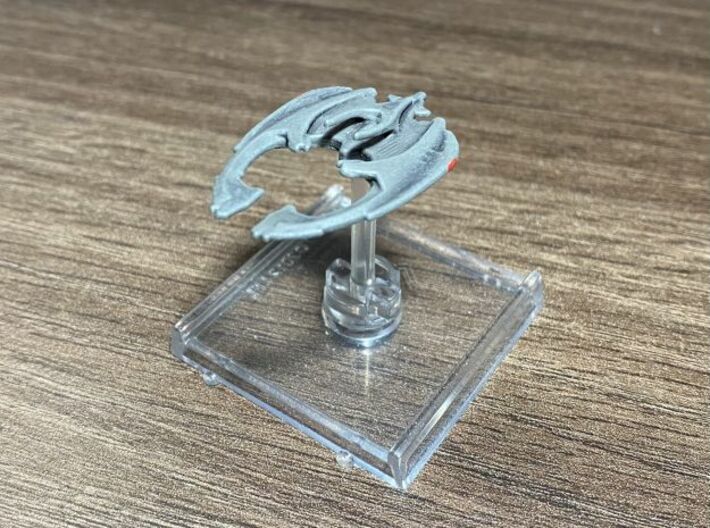 Son'a Frigate 1/7000 x2 3d printed Attack Wing version, Smooth Fine Detail Plastic, picture by Chrisnuke.