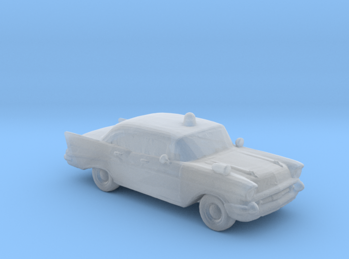1957 police car 1:160 Scale 3d printed