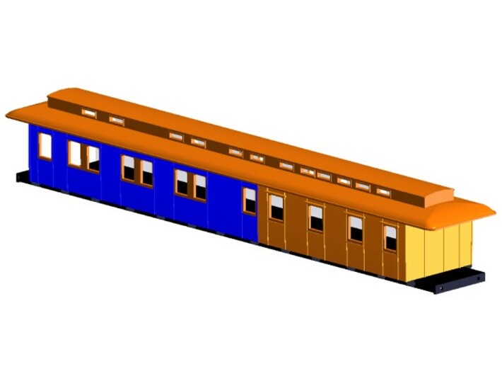 ABCo1 - Swedish passenger wagon 3d printed CAD-modell