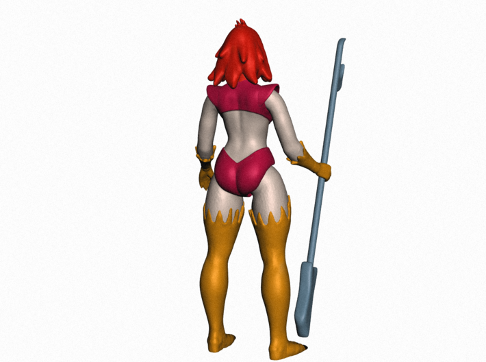 Gleedil Full Figure with Spear VINTAGE 3d printed 