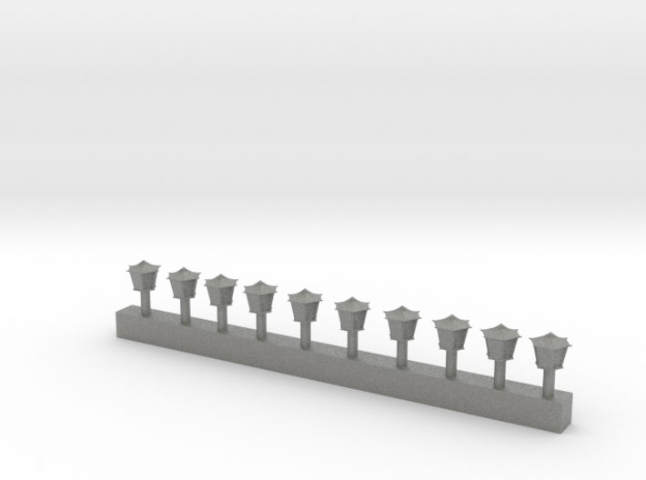 10 S Scale Lanterns 3d printed This is a render not a picture