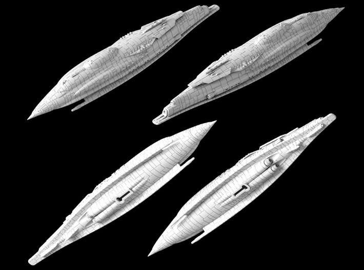 (Armada) MC17 Star Cruiser 3d printed