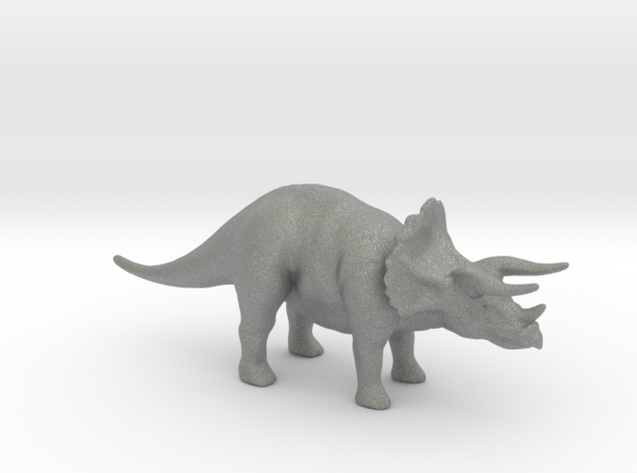 Plastic Triceratops v1 1:64-S 25mm 3d printed