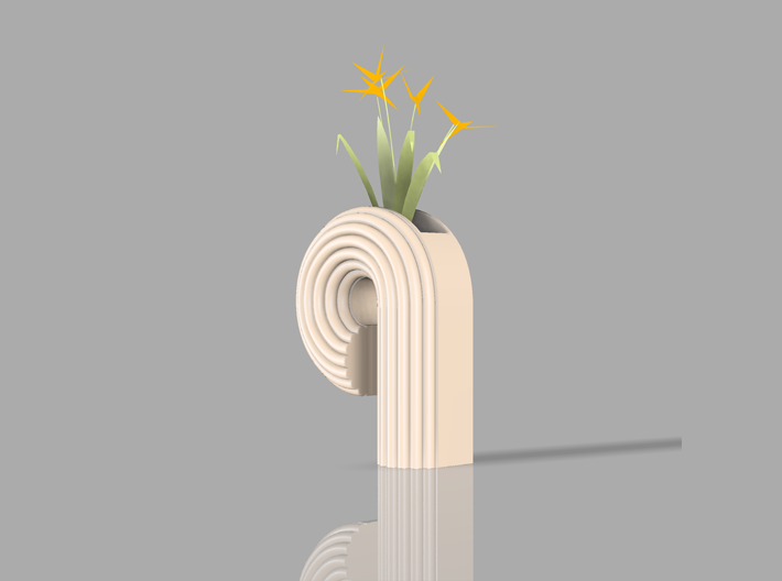 Letter planter "q" 3d printed 