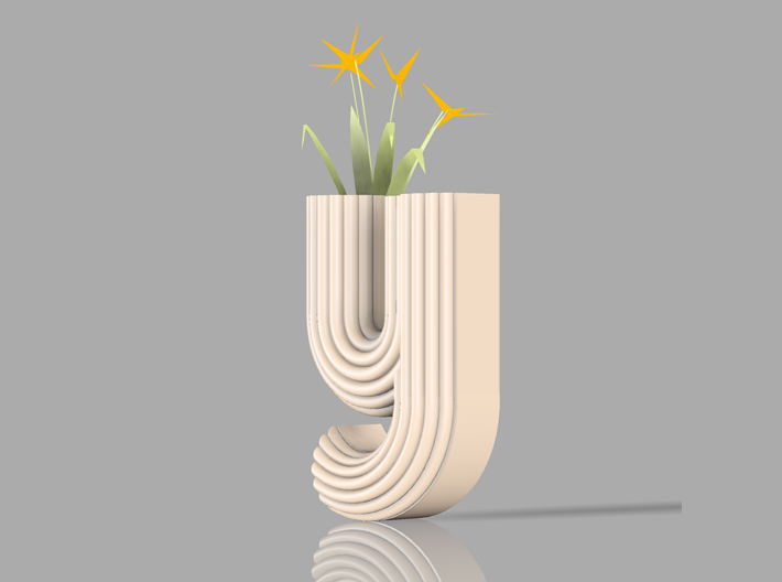 Letter planter "y"  3d printed 