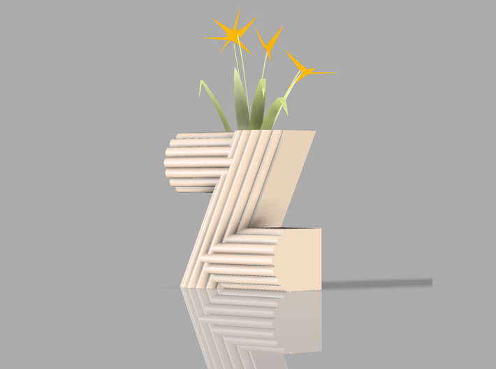 Letter planter "z"  3d printed 