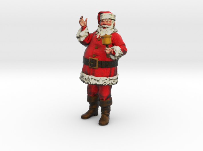 Santa Ringing a bell 1:12 scale 3d printed 