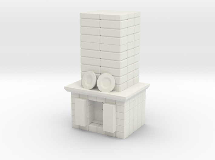 Fireplace 3d printed