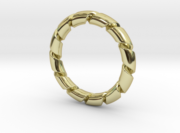 Backward Time - Spiral Magic Ring 3d printed