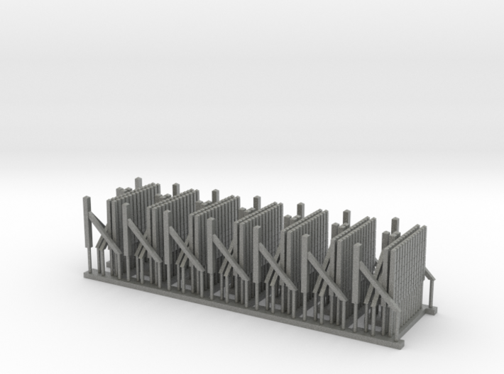 Southern Region Concrete Lineside Fencing x7 3d printed