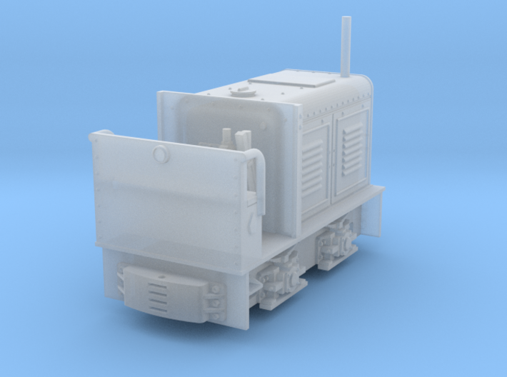 H0f 1:87 diesel locomotive &quot;LKM NS 2 Feldbahnlok&quot; 3d printed