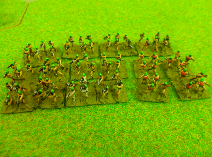 MG144-GT08 GT Infantry Horde (80) 3d printed Photo of 72 of 80 figures.