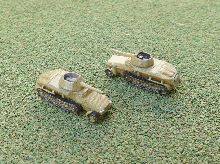 German 7,5cm SPG on 5to Tractor 1/285 6mm 3d printed