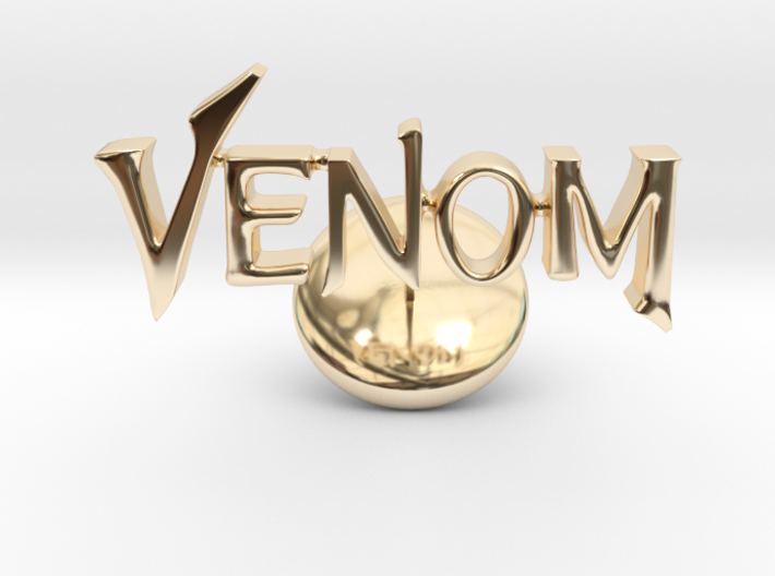 Venom Cufflinks 3d printed