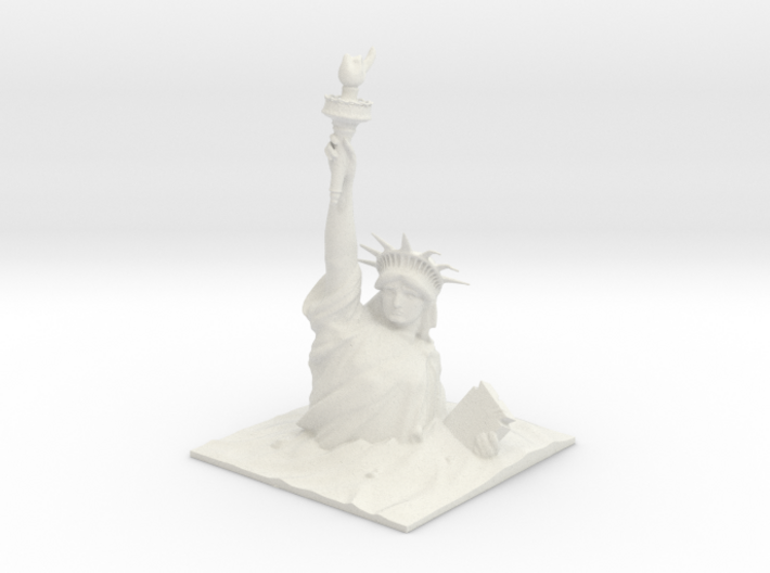 Planet of the Apes Statue Of Liberty 3d printed