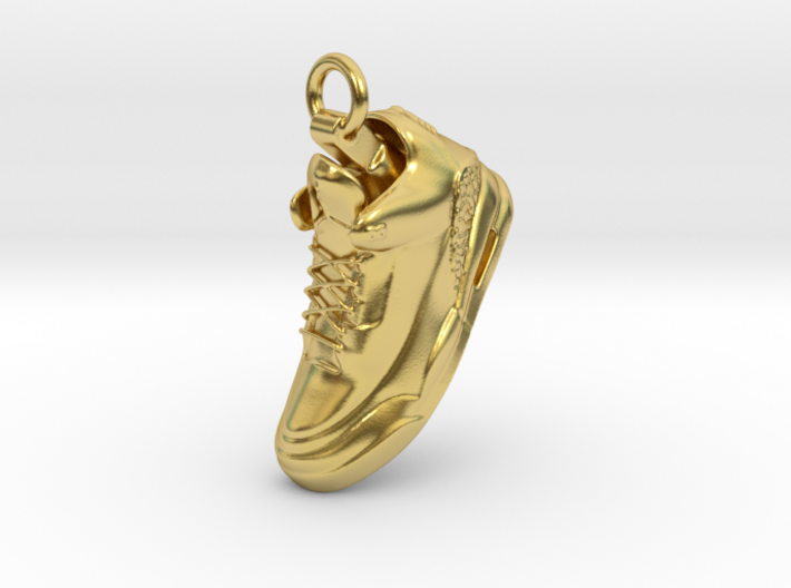 Nike Air Jordan 3 pendant, charm or keychain 3d printed