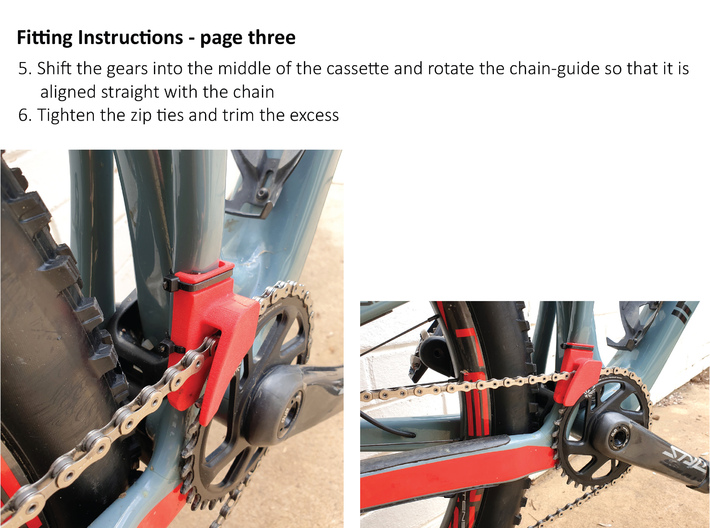 Chain Guide – Intense Sniper Trail 3d printed Instruction Page 3
