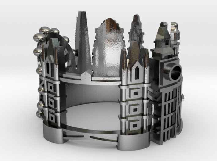 London Skyline - Cityscape Ring 3d printed