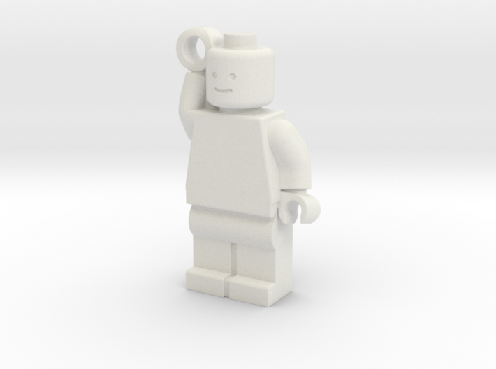MiniFig Keychain Hollow 3d printed