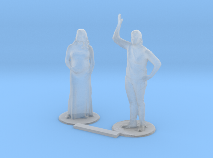 HO Scale Women 3d printed This is a render not a picture