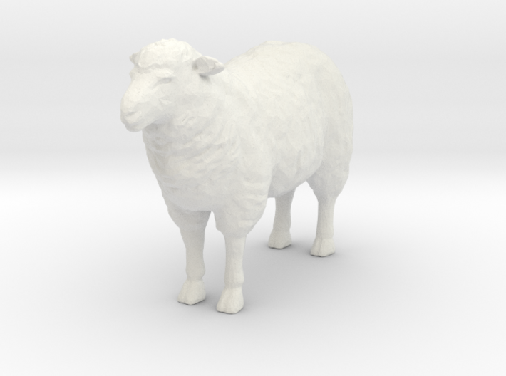 HO Scale Sheep 3d printed This is a render not a picture