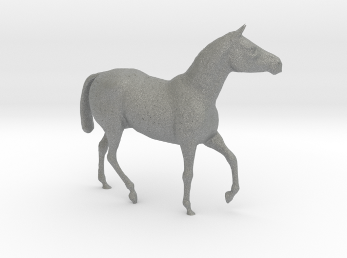 S Scale Walking Draft Horse 3d printed This is a render not a picture