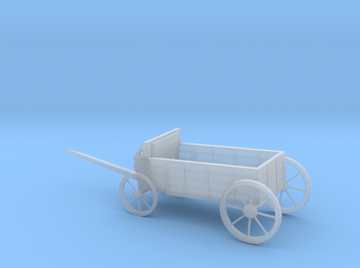 S Scale Buckboard 3d printed This is a render not a picture