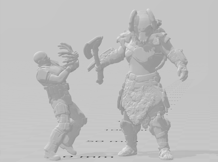Viking Predator miniature model fantasy games rpg 3d printed 